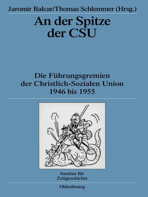 cover image of An der Spitze der CSU